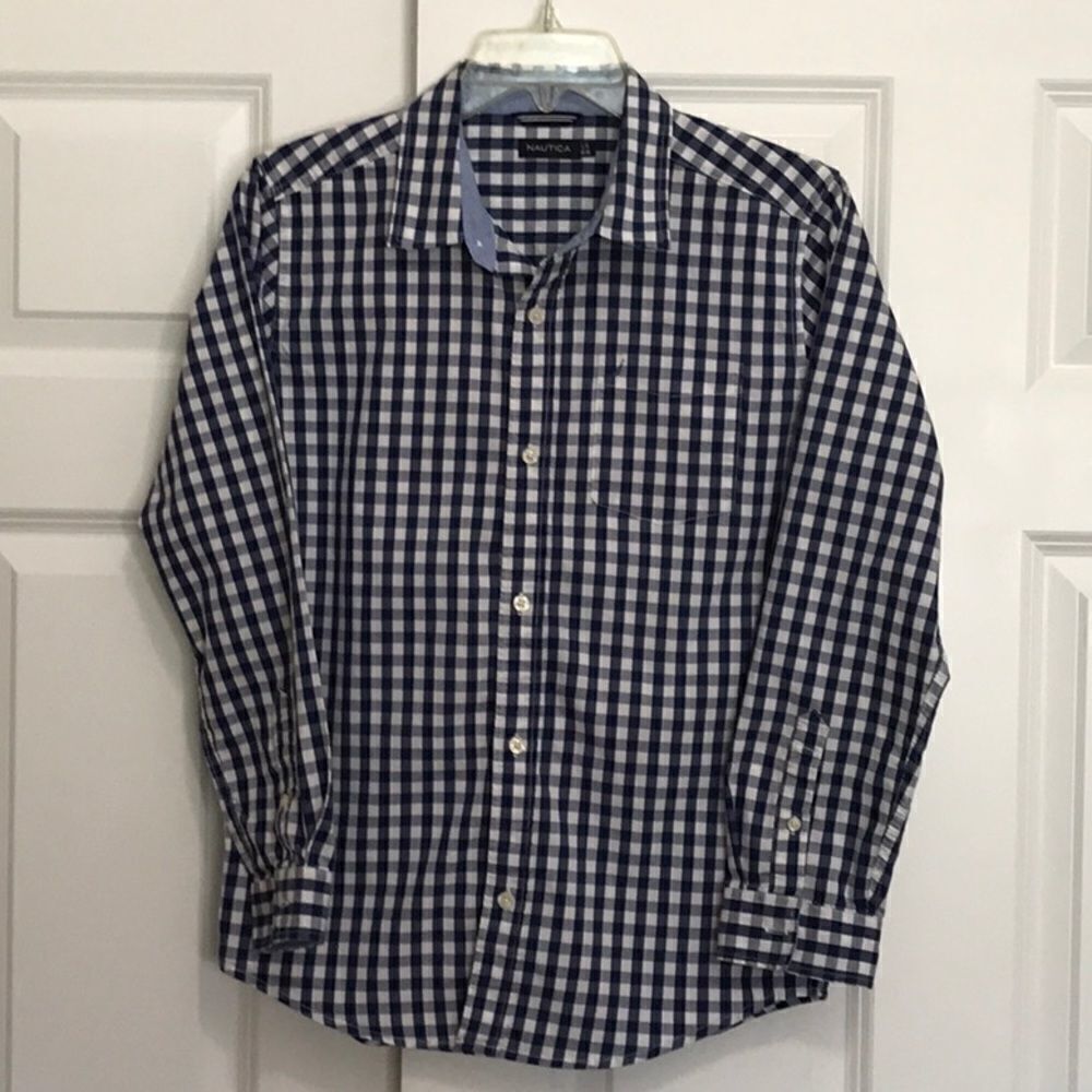 NAUTICA Plaid Long Sleeve Shirt